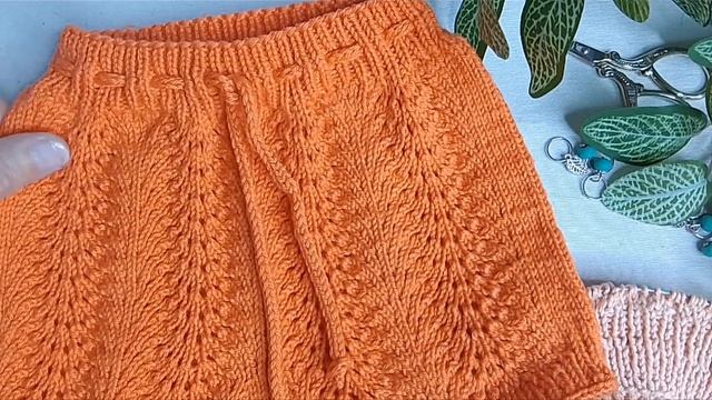 Шорты спицами: блумеры на девочку 0-3 месяца мастер-класс смотреть онлайн