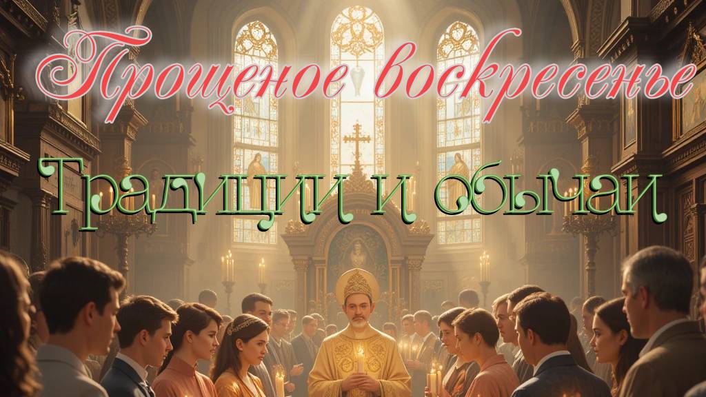 Прощеное воскресенье: традиции и обычаи