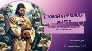 "С Тобой  я не боюсь врагов. " песня на стихи Ксении Павленко