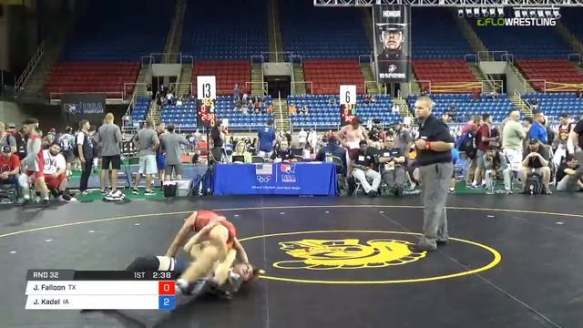 Junior FS 106 Rnd 32 - Jack Falloon (TX) vs. Jarod Kadel (IA) смотреть онлайн