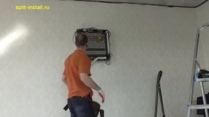 Установка внутреннего блока кондиционера Lg artcool