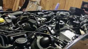 Прокачиваю топливную систему range rover 4.4d перед первым запуском