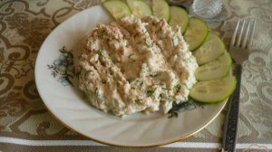 Салат с икрой трески