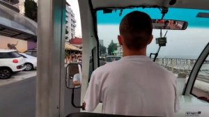 Алушта поездка на электрокаре от "Морского уголка"2* до конечной.Сентябрь 2023