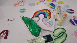 Обзор бумажной косметики часть 2.💙