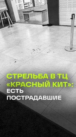 Видео стрельбы в торговом центре «Красный кит» в Мытищах