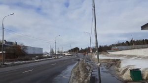 Москва 3651 Зеленоград, Алабушевская улица зима день