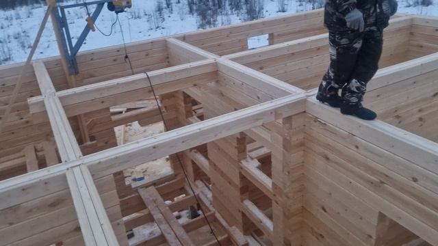 дом из профилированного бруса. Меняем конструктив, часть 2. смотреть онлайн