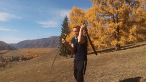 #1Танец на природе с мечем. Под песню Димаш Кудайберген — SOS #EndlessCOMBO