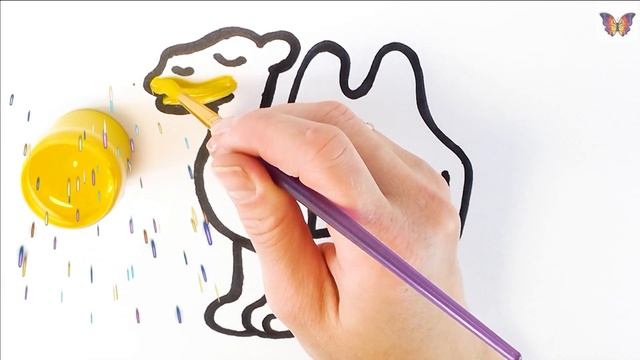 Нарисуем и раскрасим двугорбого верблюда. Раскраски диких животных для детей своими руками смотреть онлайн