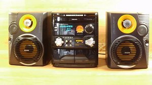Philips FW C527 Mini Hifi Stereo System CD Cassette Max Bass