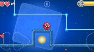 Играем в  Red ball 4. красный шар 4