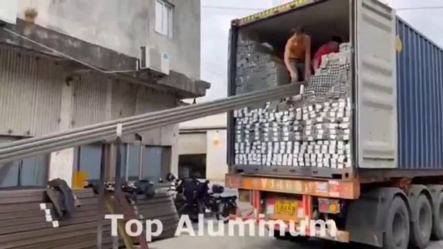 56 tons of aluminium profiles were shipped to Colombia from Top Aluminum смотреть онлайн