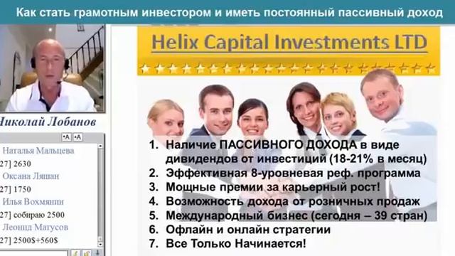 Лучшая презентация Хеликс Кэпитал Презентация Helix Capital Николая Лобанова смотреть онлайн