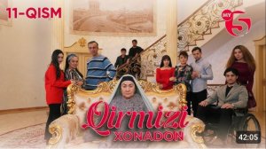 Qirmizi xonadon yoxud Qalbim o'g'risi 11-qism (milliy serial) - YouTube