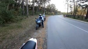 Покатушки по лесу на МОТОЦИКЛАХ.Реакция прохожих.