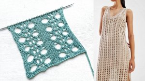 Замечательный ажурный узор как у Кучинелли ⭐ Для сарафана, джемпера, кардигана