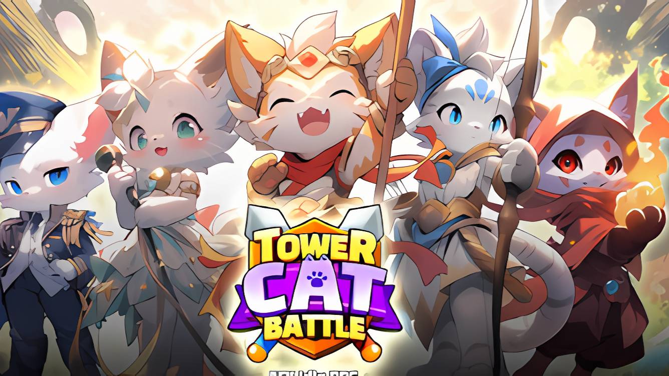 Tower cat battle idle cat rpg геймплей игры для Android🔘🔵🔴 🅰🅽🅳🆁🅾🅸🅳🅿🅻🆄🆂👹 #Tower cat