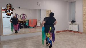 Урок восточного танца - Межансе с платком (связка)