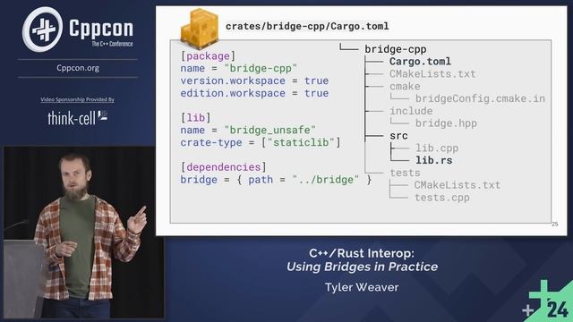 C++/Rust Interop: A Practical Guide to Bridging the Gap Between C++ and Rust - Tyler Weaver - CppCon