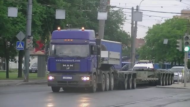 MAN FE2000 с модульным полуприцепом Goldhofer смотреть онлайн