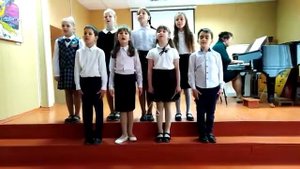 А. Лядов, слова народные, «Окликание дождя», исп. вокальный ансамбль учащихся 1(8) класса