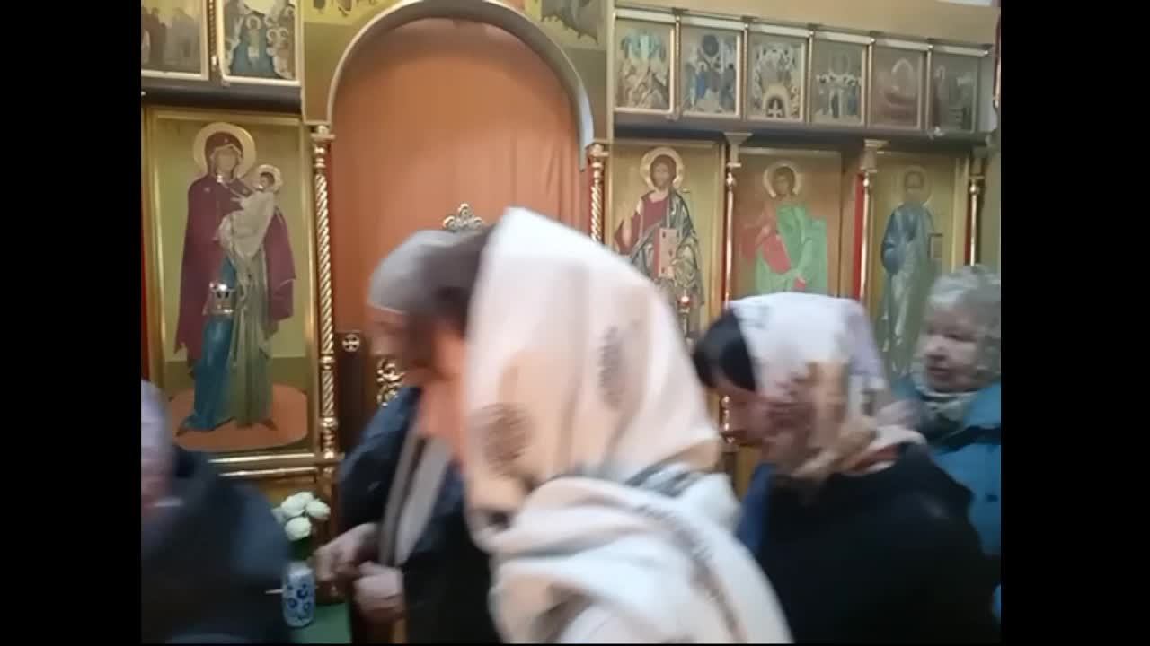 Богослужение в день воспоминания Адамова Изгнания в храме Иоанна Богослова в Измайлово (Москва)