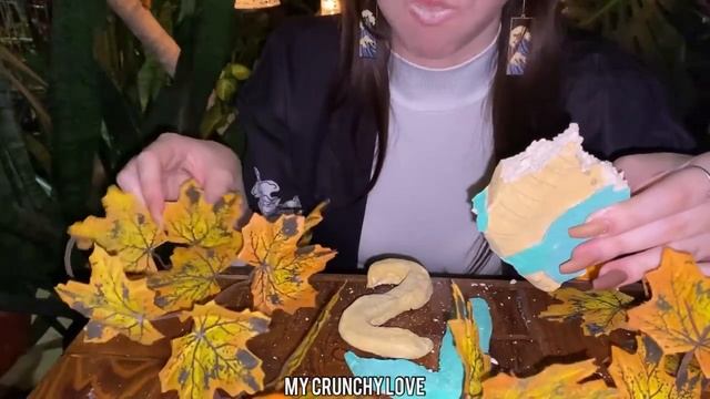 7-видео Разные деликатесы из разных конфет ASMR MUKBANG Асмр Мукбанг Мел, глина, асмр, хруст,chalk