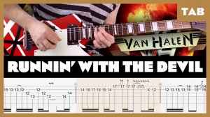 Van Halen - Runnin' with the Devil - Guitar Tab | Lesson | Cover | Tutorial