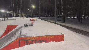 28.02.2025. Нижний Новгород. Парк Пушкина. Прыгаем в скейт-парке.