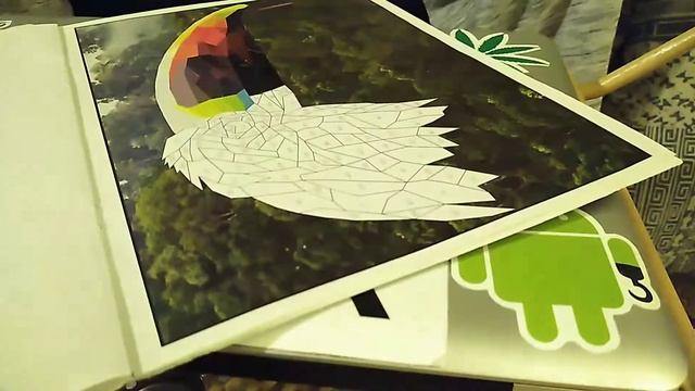 SATISFYING Tucan sticker coloring смотреть онлайн