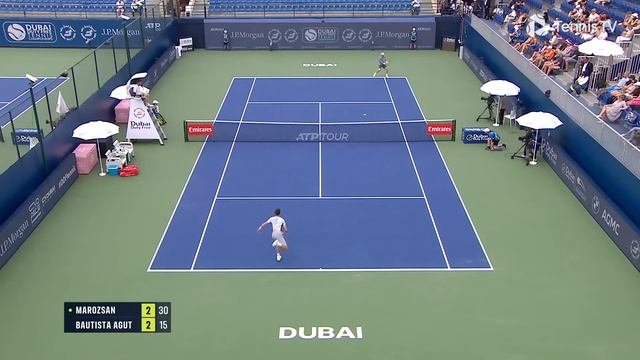 Tsitsipas vs Sonego; Khachanov & Mpetshi Perricard Also In Action | Dubai 2025 Day 1 Highlights