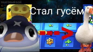 СТАЛ ГУСЁМ!?!??Играю в Бравл старс