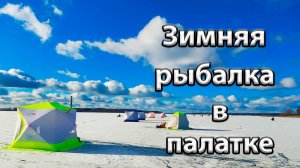 Зимняя ловля подлещика в палатке