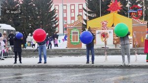 Масленица | конкурс надуть шарики и лопнуть. 2.03.2025