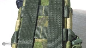 Подсумок для 3 магазинов АК (на бесшумной пряжке) мох