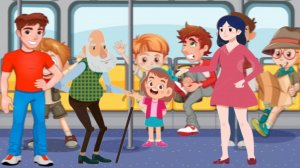 Танечка. А.Потапова  #правилавежливости #уступиместостаршим