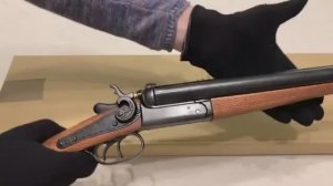 Ружье двуствольное с шумовыми пистонами, Wyatt Earp double-barrel shotgun fire caps, Denix 1115