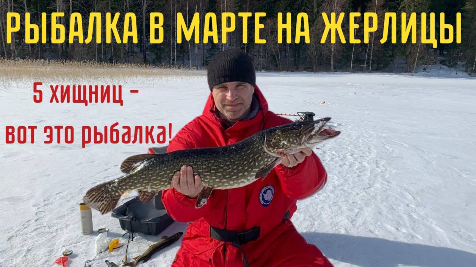 Рыбалка щуки в марте на жерлицы смотреть онлайн