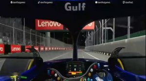 🚀 Сумасшедший заезд в ночном Сингапуре! Вторая практика F1 2023 🌙
