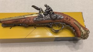 Пистоль Наполеона кремневый двуствольный, Napoleon pistol with 2 barrels, France 1806, Denix 1026