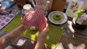 VLOG 16/24: 100% Лен от Katia и косынка крючком из Katia Alexandria