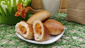 Аппетитные Пирожки с курагой в духовке.