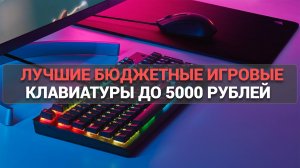 ТОП бюджетных игровых клавиатур 🎮: лучшие модели до 5000 рублей для геймеров! ⌨️✨