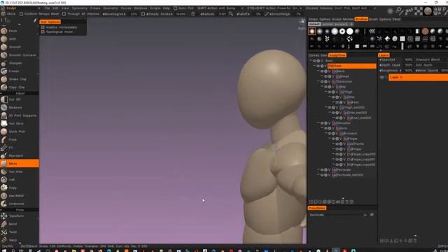 Digital Sculpting in 3D Coat 2021