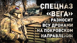 Бои под Покровском: спецназ «Вега» атакует ВСУ с помощью беспилотников