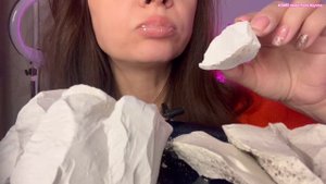 ASMR crunch clay&chalk_Глина Оренбург_Мел Бусинка