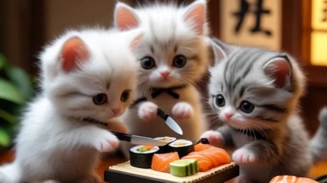 Милые котята