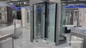 Душевая кабина Black & White G8701 (900х900х2170 мм)