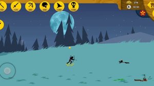 #1 выжил до 20 ночи в Stick War Iegasy